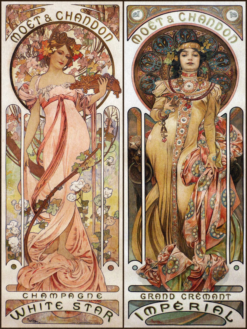 Poster Moet & Chandon, Alfons Mucha | Wall Art | 3+1 FREE