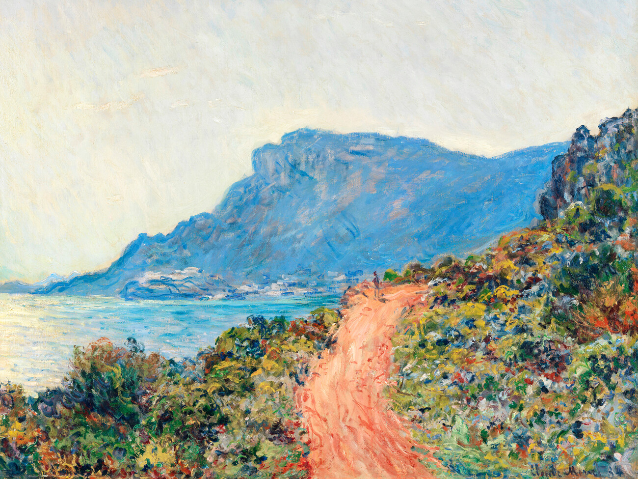 La Corniche près de Monaco, Claude Monet, 1884. La peinture française