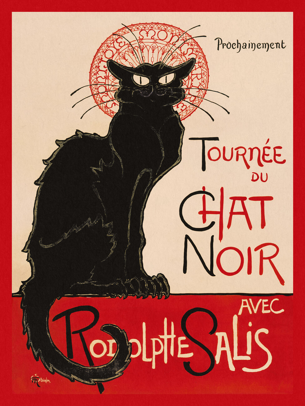 Poster The Black Cat, Théophile Steinlen | Wall Art | 3+1 FREE