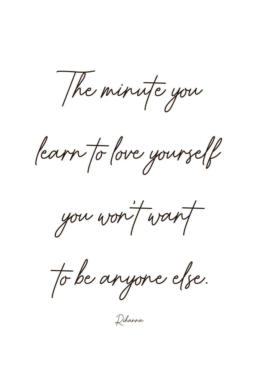 Poster Love yourself | Wall Art | 3+1 FREE | Abposters.com