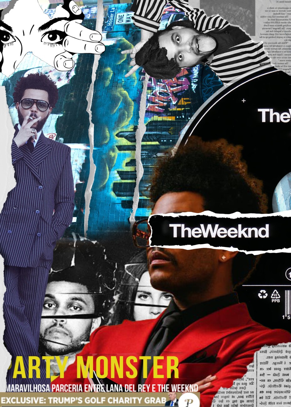 Cadre The Weeknd - Poster 42x30 Cm - Occasion
