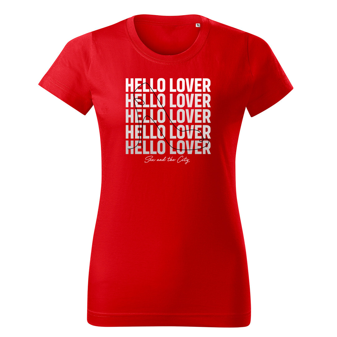 Tričko Sex And The City - Hello Lover, Pánské, Regular, S