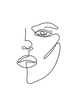 Poster Woman face 2