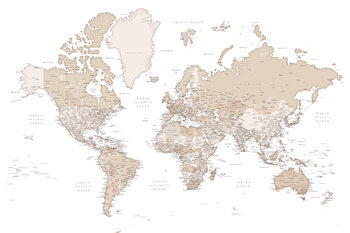 Detailed world maps