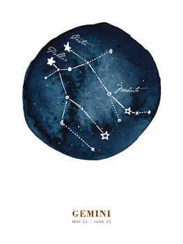 Poster Zodiac - Gemini