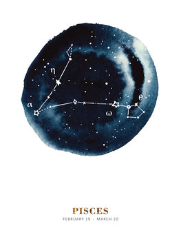 Poster Zodiac - Pisces