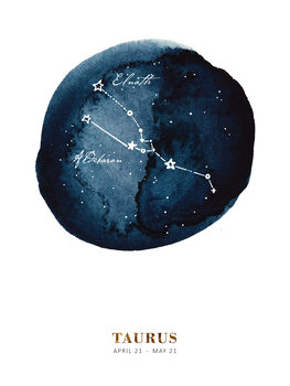 Poster Alina Buffiere - Zodiac - Taurus