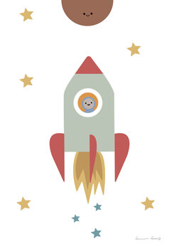 Plakát Solar Rocket