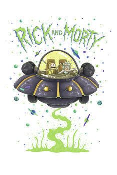Poster Rick and Morty - Spaceship