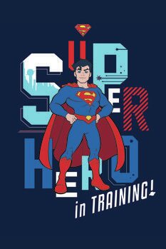 Plakát Superman - In training