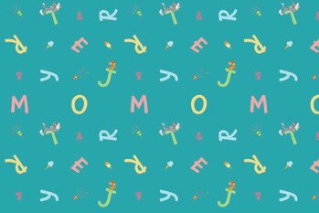 Poster Tom and Jerry - Letters