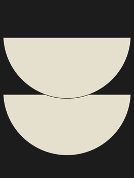 Poster Abstract half moons