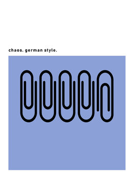 Poster Chaos - German Style