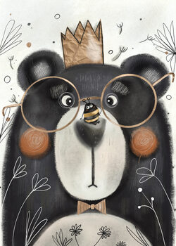 Poster The cheeky bee and the bear