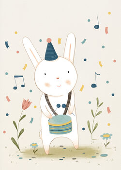 Plakát Musical rabbit
