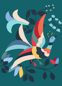 Poster Cats & Dotz - Otomi 01 petroljpg