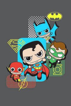Плакат Justice League - Crew