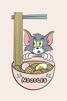 Poster Tom and Jerry - Noodles