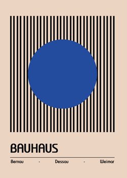 Poster Bauhaus Blue Poster
