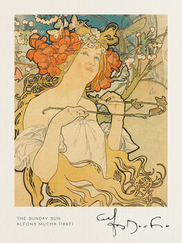 Poster The Sunday Sun - Alfons Mucha