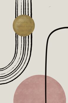 Poster Abstract shapes & lines #2