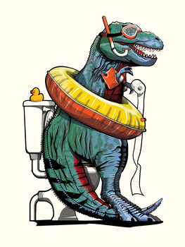 Dinosaurs in the Bathroom
