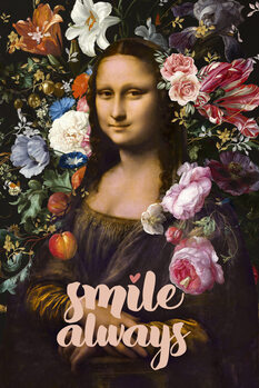 Poster Smile Always, Mona Lisa
