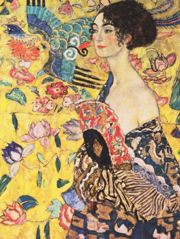 Poster Lady with a Fan (1918)