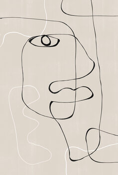 Poster Abstract Face No1.