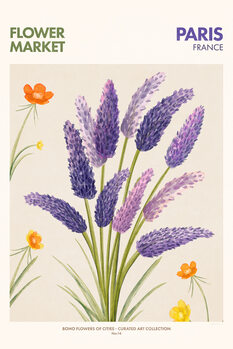 Plakat Emel Tunaboylu - Flower Market Paris