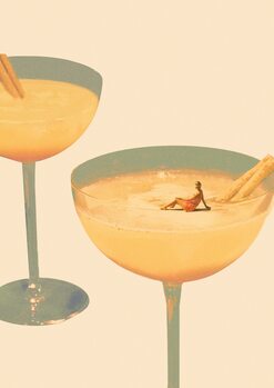 Poster Holiday in a glass 1