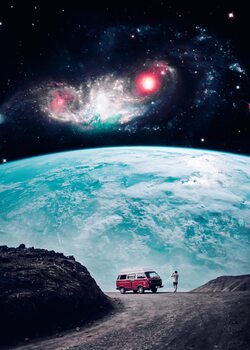 Landscape Of Earth Viewed From Space