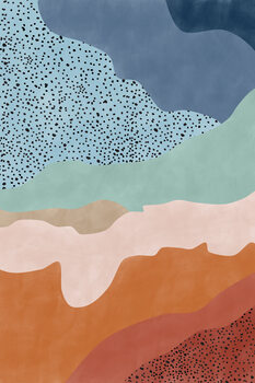 Terracotta and Blue