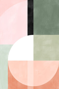 Pink & Olive Green
