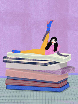 Poster Raise your leg up to your head