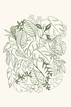 Poster Pati Cascino - Tropical Green