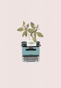 Minimalist collage art