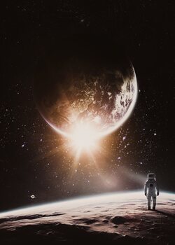 Poster Astronaut in a space odyssey