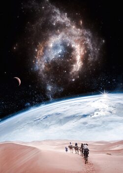 Landscape Of Earth Viewed From Space