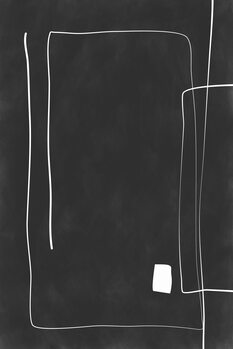 Poster Black & White Lines & Shapes Poster