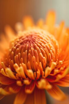 Juliste Macro photography of an orange flower