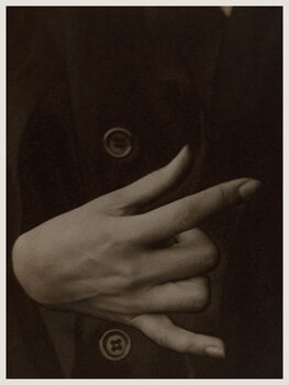 Plagát Her Hand (Georgia O’Keeffe) - Alfred Stieglitz