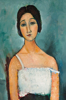 Poster Christina, Portrait of a Girl in White