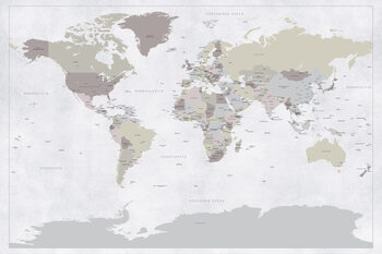 World maps in German