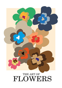 Poster The Art Of Flowers Pink