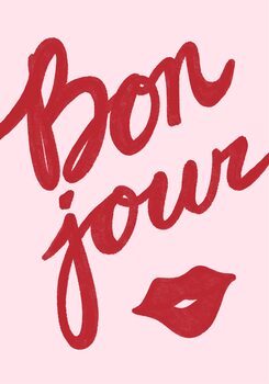Poster Bonjour Lip