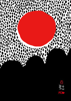 Poster Saigon Sun Red