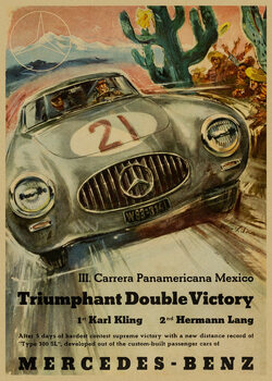Vintage Car Racing Posters