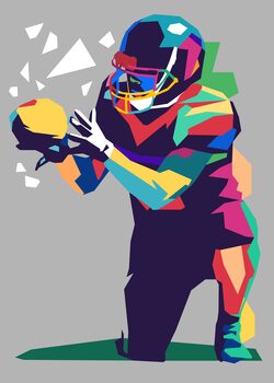 American Football Pop Art