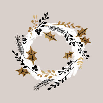 Xmas Black & Gold